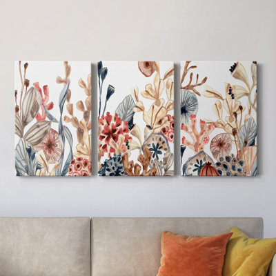 " Ocean Chorus II " 3 - Pieces Painting Print