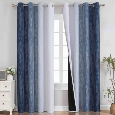 Polyester Blackout Curtain Pair (Set of 2)