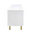Modern Warm White TV Cabinet , For Living Room Bedroom