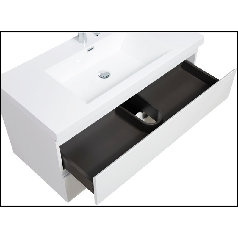Razan Wall Bathroom Storage Furniture Set