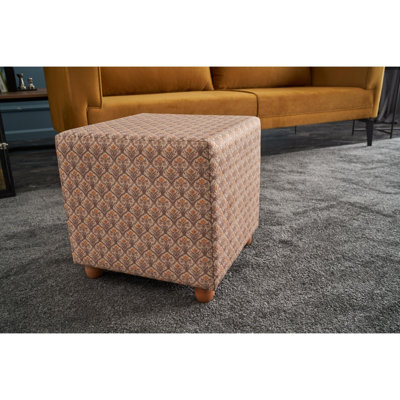 Pramit 42cm Wide No Pattern Pouf Ottoman