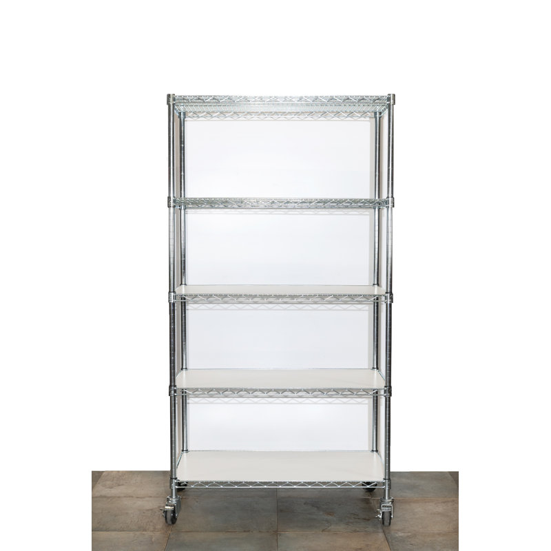 Doublure de tablette en PVC, H 0,125 po x l 23 po x P 13,25 po, Blanc
