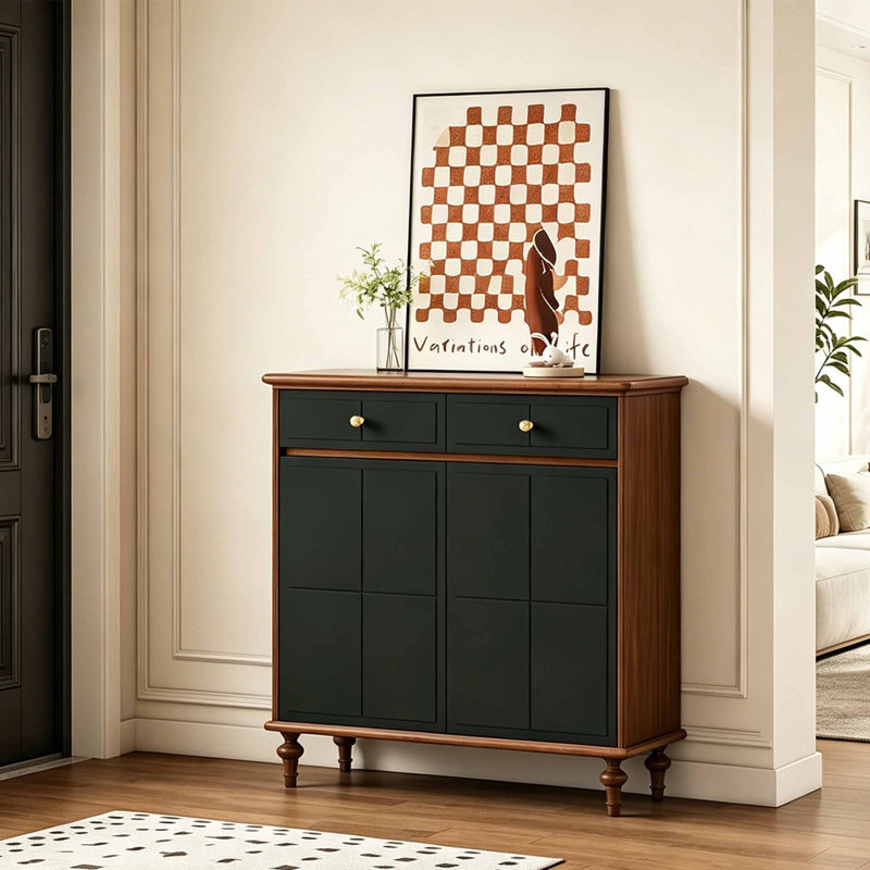 Armoire à chaussures de luxe American Home, Brun / Noir