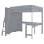 Lit mezzanine avec bureau et tablette-430600742