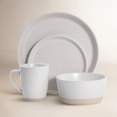 Hudson Stoneware Dinnerware Set - Service for 4