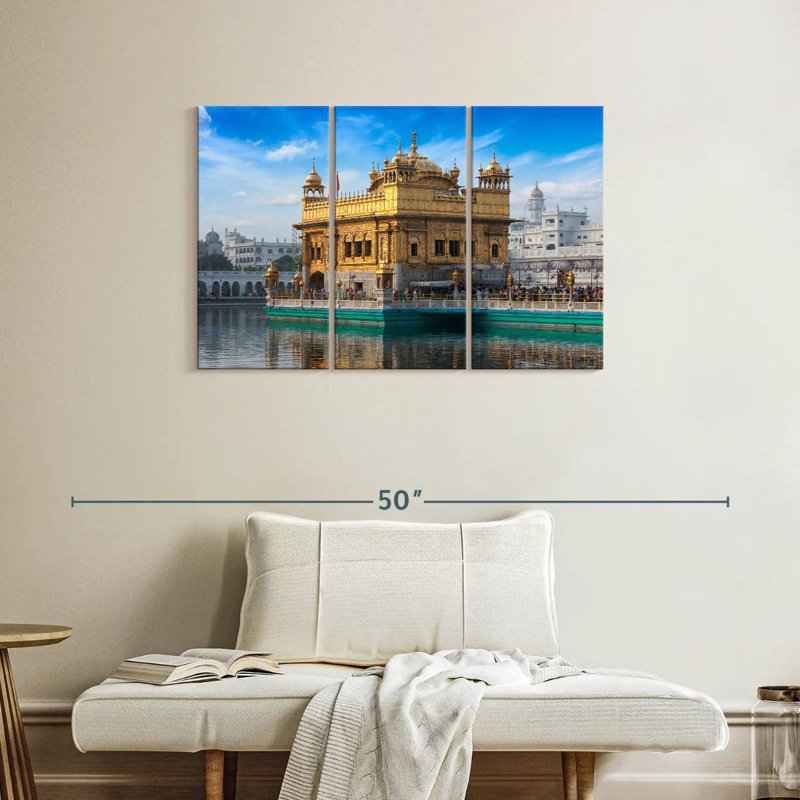 Rorry India's Golden Temple, 24" H x 38" W