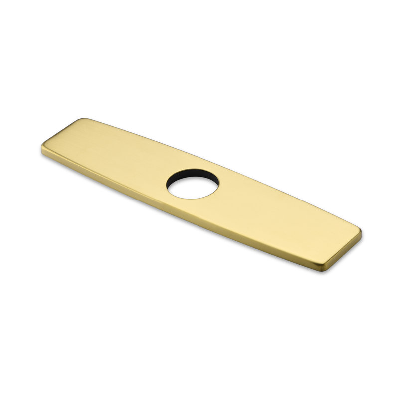 Écusson de plaque de recouvrement pour évier de cuisine, Or brossé