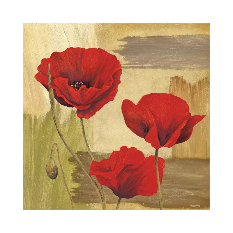 Panneau Printemps I by Nathalie Besson - Wrapped Canvas Gallery-Wrapped Canvas Giclée, 30.48 cm H x 30.48 cm W