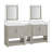 Stovall 73 Inch Double Vanity with Integrated Top and Sink with Mirrors