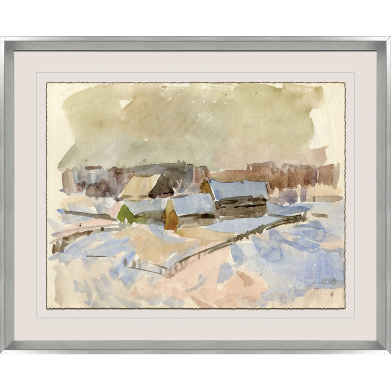 Giclee Print by Soicher Marin Archives, Silver, 17.5" H x 21.5" W x 1.25" D, Beige