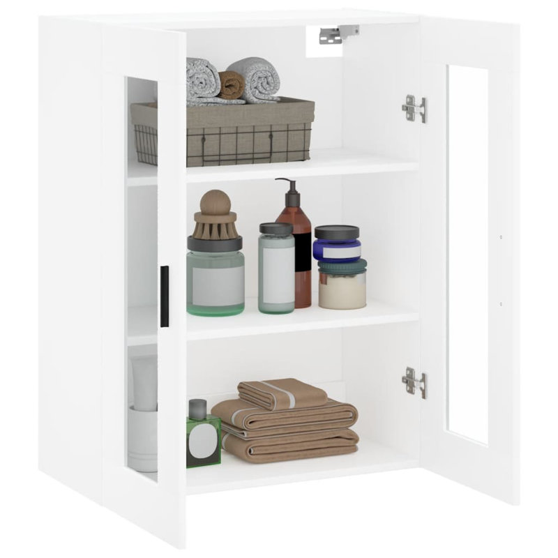 Huetter Bathroom Cabinet, White