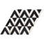 Carrelage mosaïque en marbre poli 6,81 po x 7,83 po Florey Triangle (0,37 pi2 / chaque)-54747457