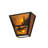 Rustic Lodge Flush Mounted Sconce-124967849-124967852