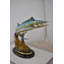 Statue wahoo poisson nageant dans l'océan, taille bronze: 17 po x 25 po x H 20 po