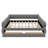 King Size Upholstered Daybed With USB And 2 Drawers, Soft Lambswool Platform Bed, No Box Spring Required-1532085968