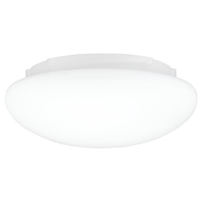 11.5cm H Satined Opal Glass Pendant Shade ( Clip On ) in White