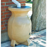 Baril de pluie d'aspect pierre Koolscapes, 55 gal (210 L), grès