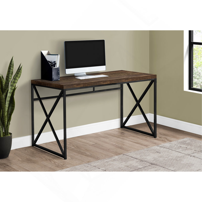 Bureau d'ordinateur pour la maison, Brun / Noir