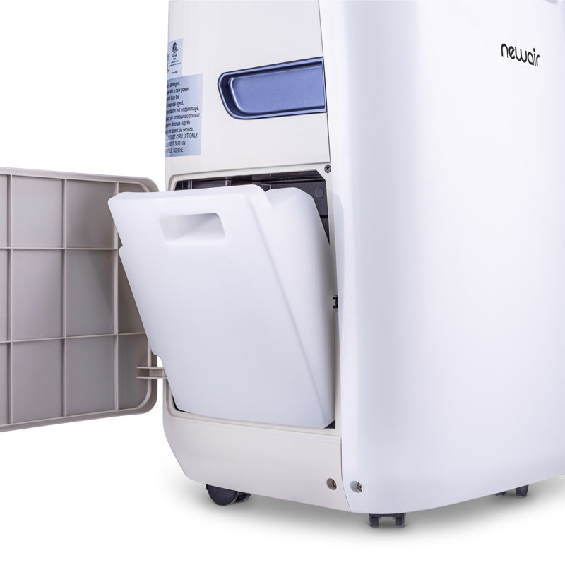 Newair 14,000 BTU White and Blue Gray Portable Air Conditioner and Heater