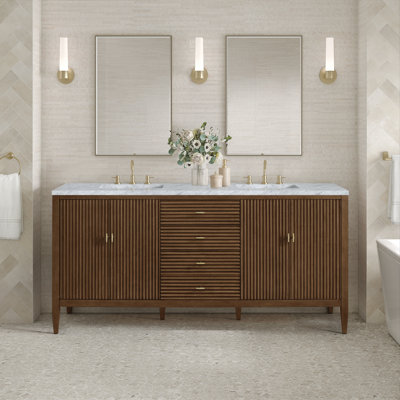Myrrin 72'' W Double Bathroom Vanity Base