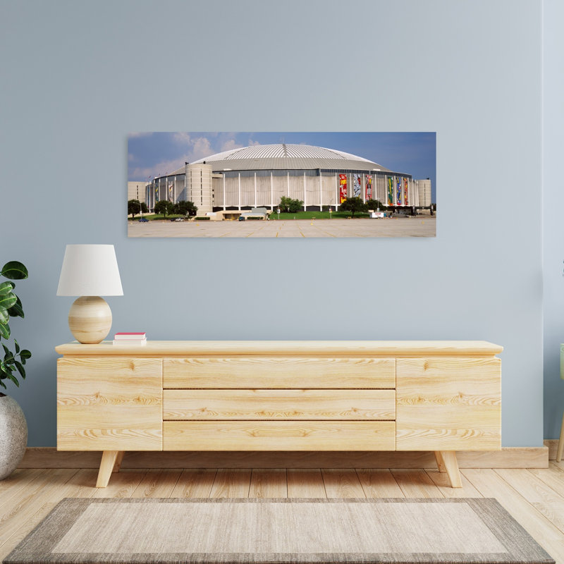 Baseball stade, Houston Astrodome, Houston, Texas, États-Unis, art contemporain, art mural, H 16 po x l 48 po