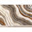 8' Cream And Beige Abstract Runner Rug