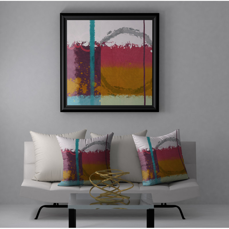 Reversible Throw Pillow, 18" x 18"