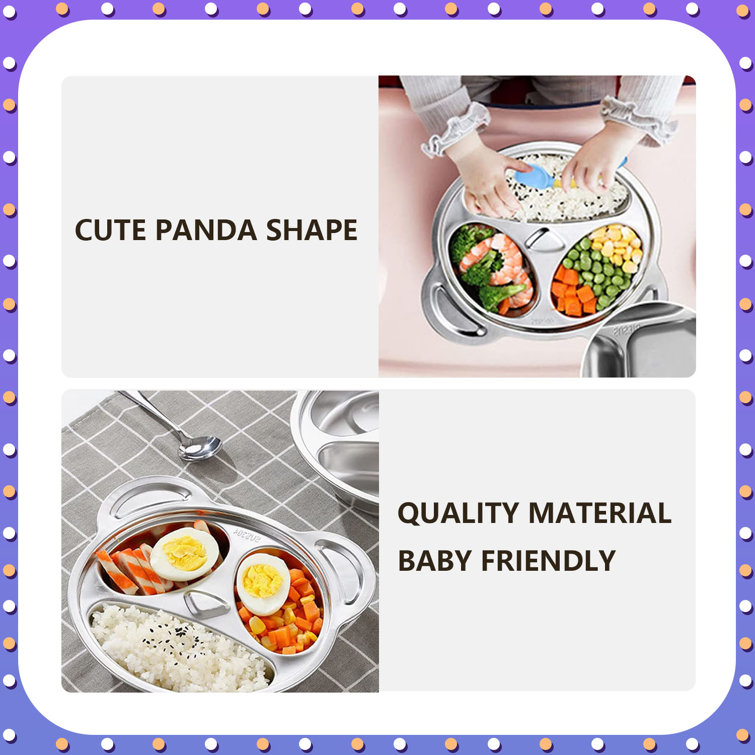 Stainless Steel Baby + Kids Food Tray