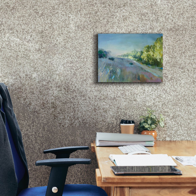  «Sunrise Meadow» par Danhui Nai, art mural sur toile, H 12 po x l 16 po