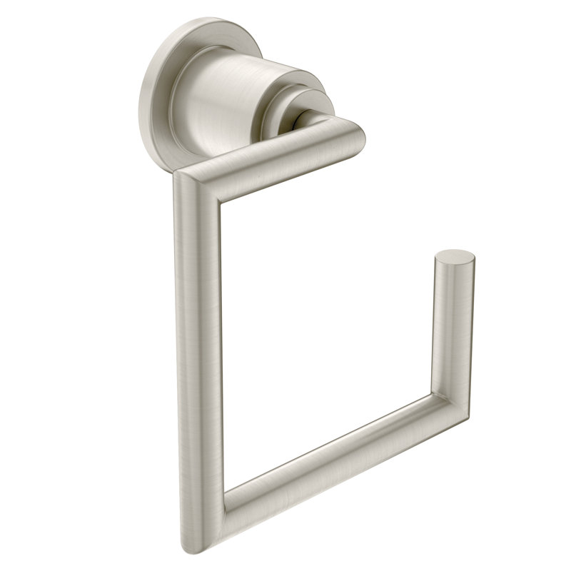 Arris Towel Hook, Brushed Nickel