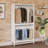 Illyria 2-Shelf Double Clothing Rod Closet Tower-1848488671
