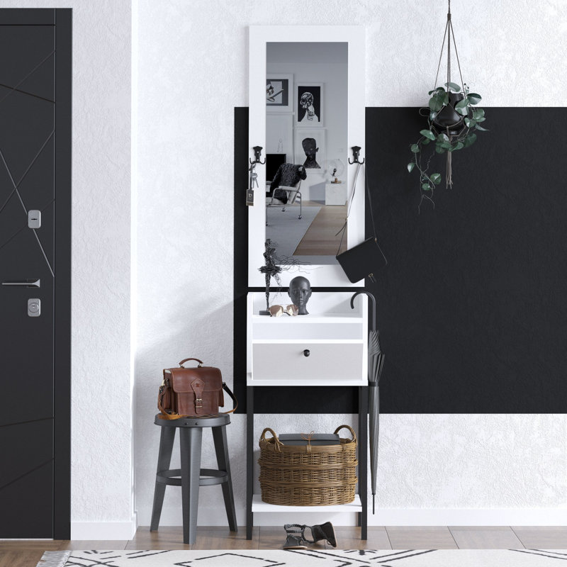 Hall Stand, White
