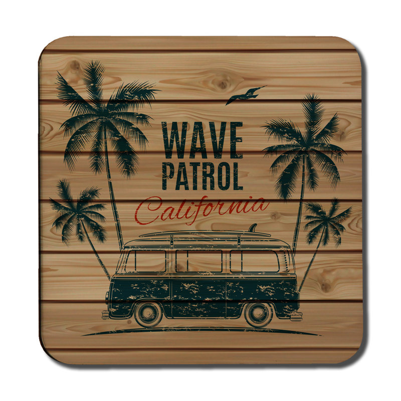 Square 6 Piece Coaster Set