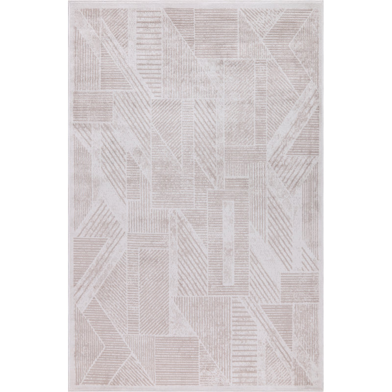 Low-Pile Auden Rug, Rectangle 5'3" x 8'