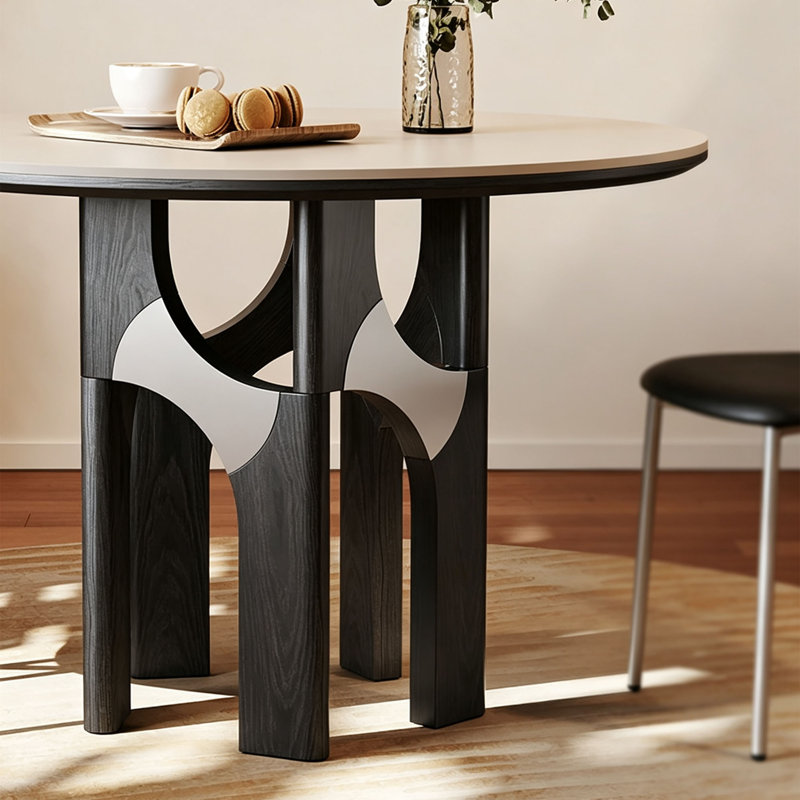 Table italienne vintage en dalle de pierre, H 29,5 po x l 39,4 po x P 39,4 po
