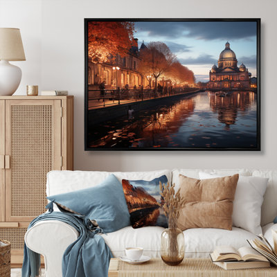 «Dublin Beautiful Cityscape Photo I», reproduction sur toile