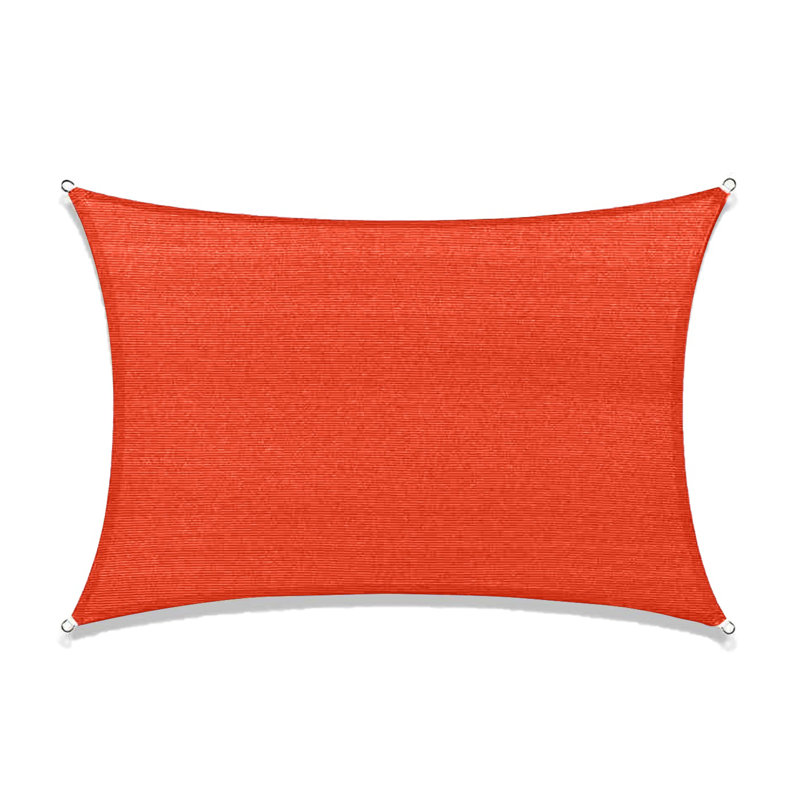 Toile d'ombrage rectangulaire ShadeS feuille, Rouge, 8 pi x 12 pi