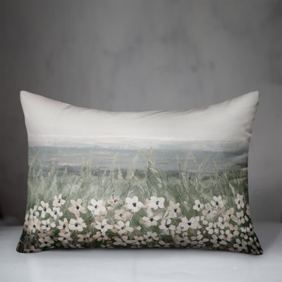 Polyester Lumbar Rectangular Pillow Cover & Insert