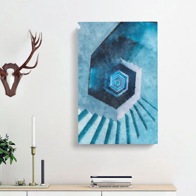 Endless Staircase - Wrapped Canvas Painting