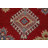 Red Geometric Kazak Oriental Area Rug