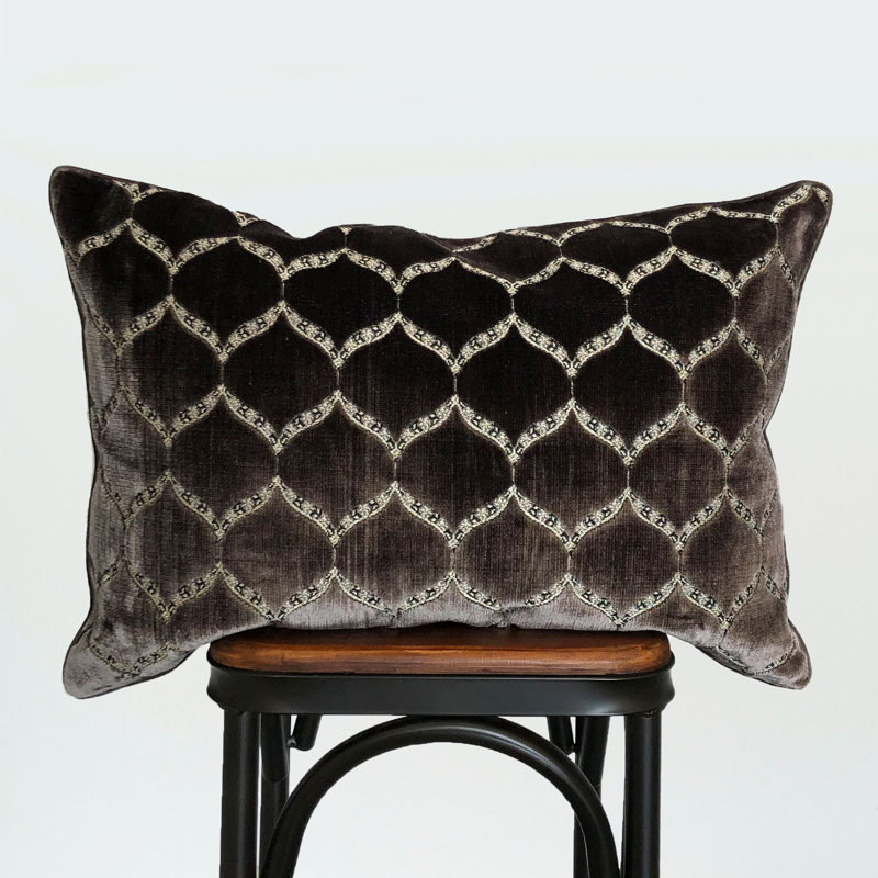 Lumbar Pillow Cover & Insert, Charcoal