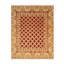 Tapis traditionnel en laine noué à la main rouge Chloe Para-1983134310