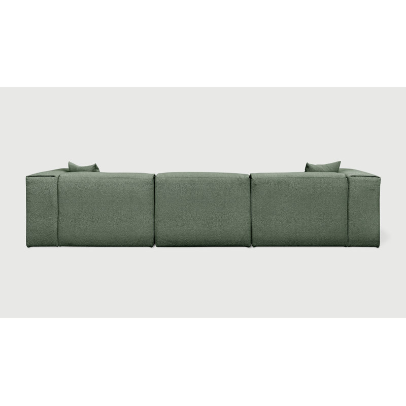 Nest Modular 2-PC Sofa, 28.5" H x 132" W x 41" D, 3, Pine