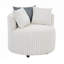 Fauteuil d'appoint rembourré avec roulettes-740088604