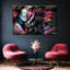 Edgy Female Portrait Multi Piece Canvas Print-1454871723