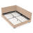 Upholstered Tufted  Bed Frame, Sofa Bed Frame With Comfortable Backrest And Armrests,Bed For Bedroom, Living Room,Velvet-613304520