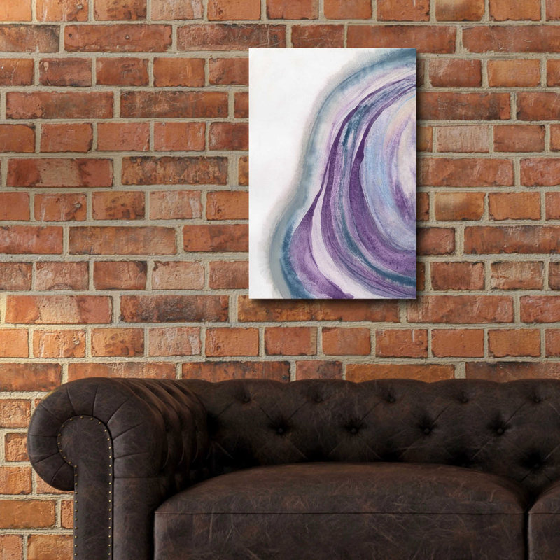 «Watercolor Geode I» par Chris Paschke, H 24 po x l 16 po x P 0,2 po
