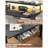 L Shaped Electric Standing Desk With Under-Desk Drawers Built-In Power Outlets-214957223