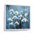 White Floater Framed