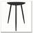Xander Black Triangular Solid Wood End Table